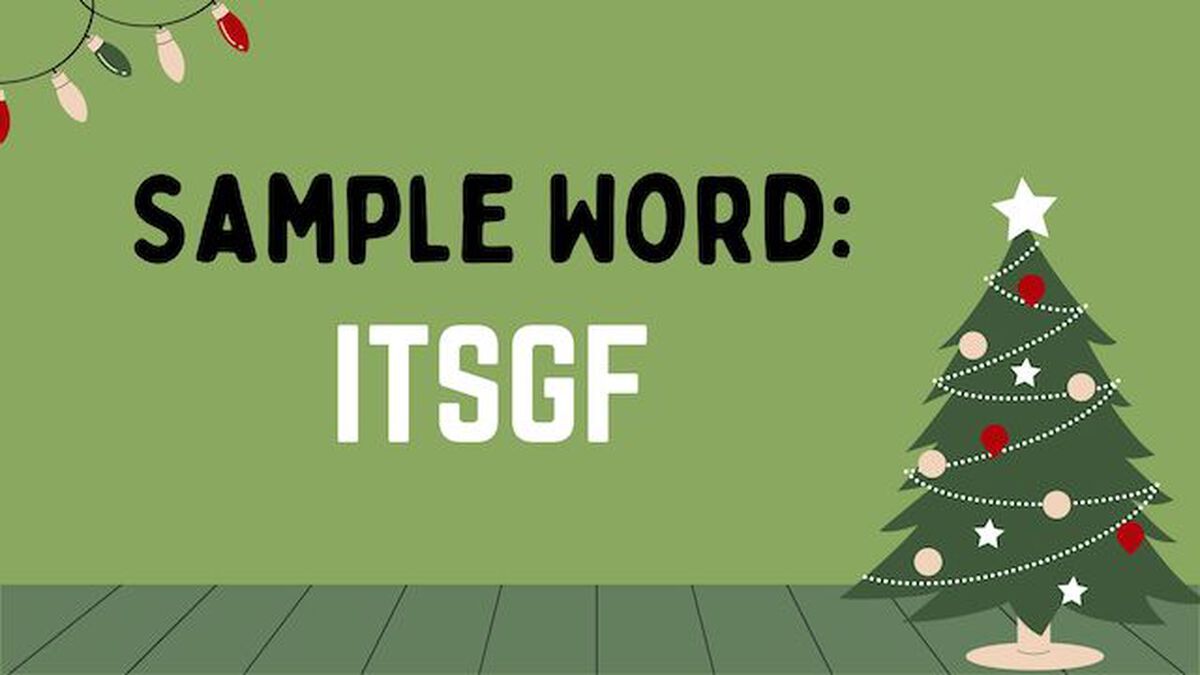 Word Scramble: Christmas Edition image number null
